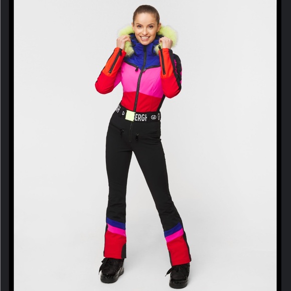Goldbergh Pearl colorblock Down shell Ski Suit - Picture 2 of 8